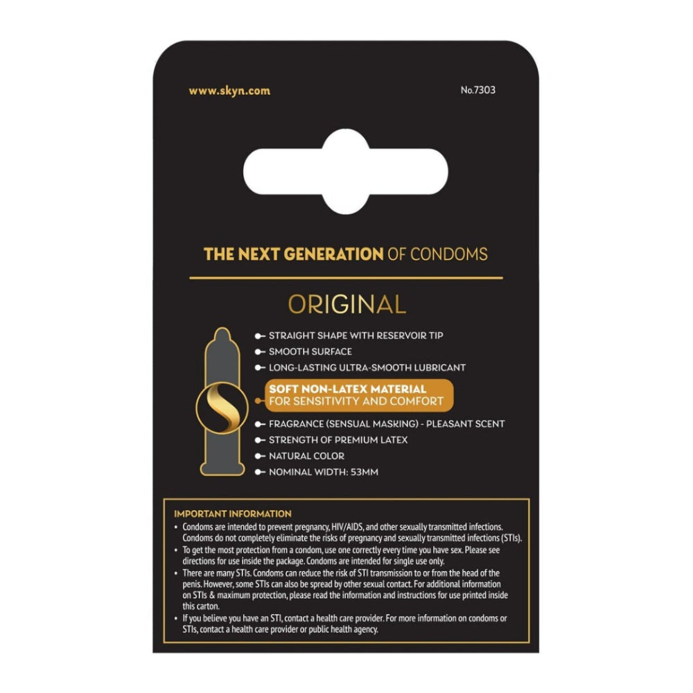 LifeStyles Skyn Original Non Latex Condoms 3 Pack