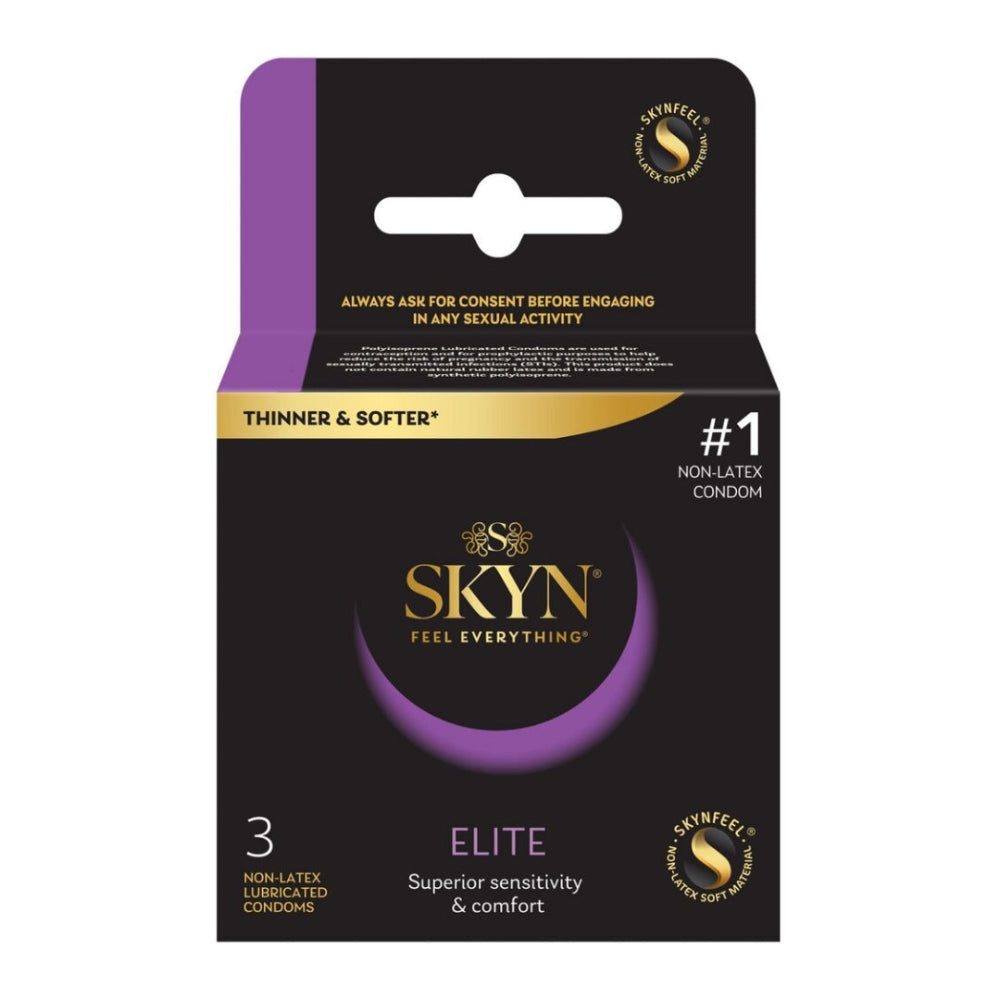 LifeStyles Skyn Elite Thin & Soft Condoms 3 Pack