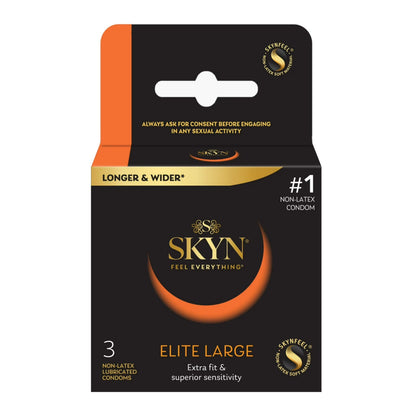LifeStyles Skyn Elite Large Non Latex Condoms 3 Pack