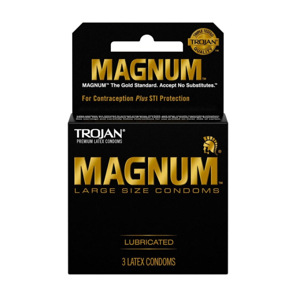 Trojan Magnum Large Condoms 3 Pack