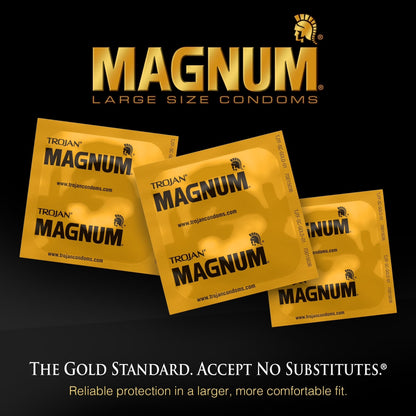 Trojan Magnum Large Condoms 3 Pack