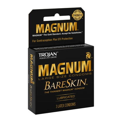 Trojan Magnum Bareskin Large Condoms 3 Pack